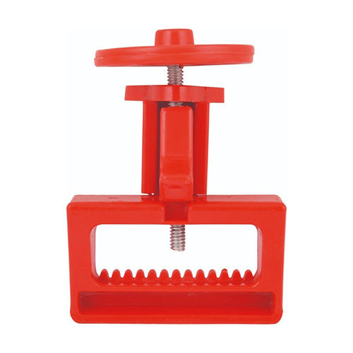 Large Handle Circuit Breaker Lockout With Round Back - Color: Red