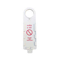 Claw Type Scaffolding Tag Holder - Color: White