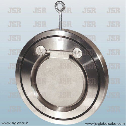 Single Plate Wafer Check Valve - Ductile Iron Body, EPDM Seat, Carbon Steel Disc, PN-16 Rating, 24kg/cmÂ²g Test Pressure