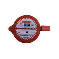 Gate Valve Cylinder Lockout - Durable Plastic, Dia 25 To 63.5mm, Bright Red, Polished Finish | Round Shape, Easy Installation, Electrical Safety Compliance
