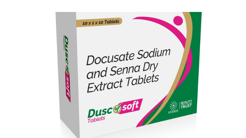 DUSCO SOFT - Docusate Sodium & Senna Dry Extract Tablets | Gentle Relief from Occasional Constipation for All