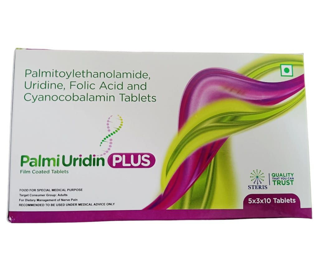 Palmitoylethanolamide, Uridine, Folic Acid and Cyanocobalamin