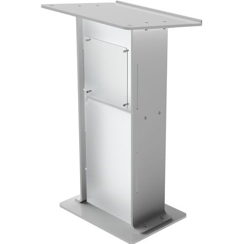 Classic Concepts CCP060 Acrylic Podium Frosted Look Front Panel With White Side Pillars