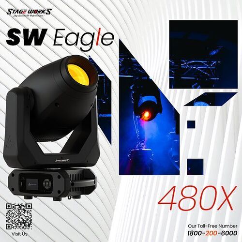 Auditorium SW Outdoor Moving Head 480 3in1 BSW with CMY IP65