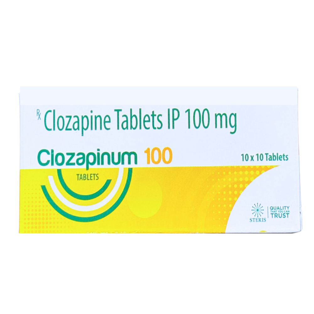 Clozapine (100mg) - Drug Type: General Medicines