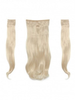 BLONDE CLIP HAIR EXTENSIONS 