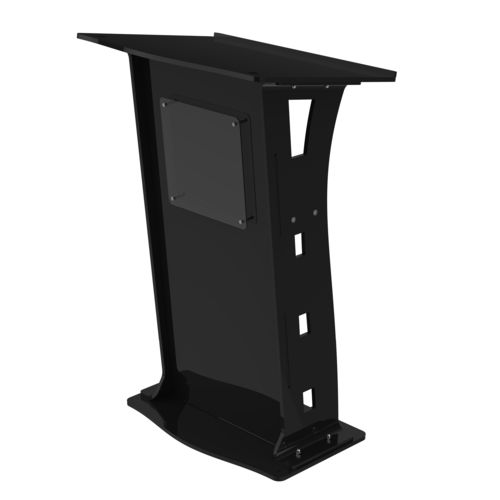 Acrylic Podium Full Black Podium