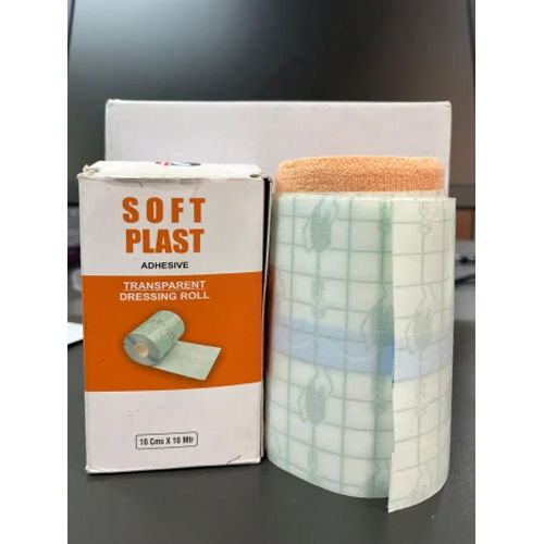 Soft Plast Adhesive Transparent Dressing Roll - Color: Beige