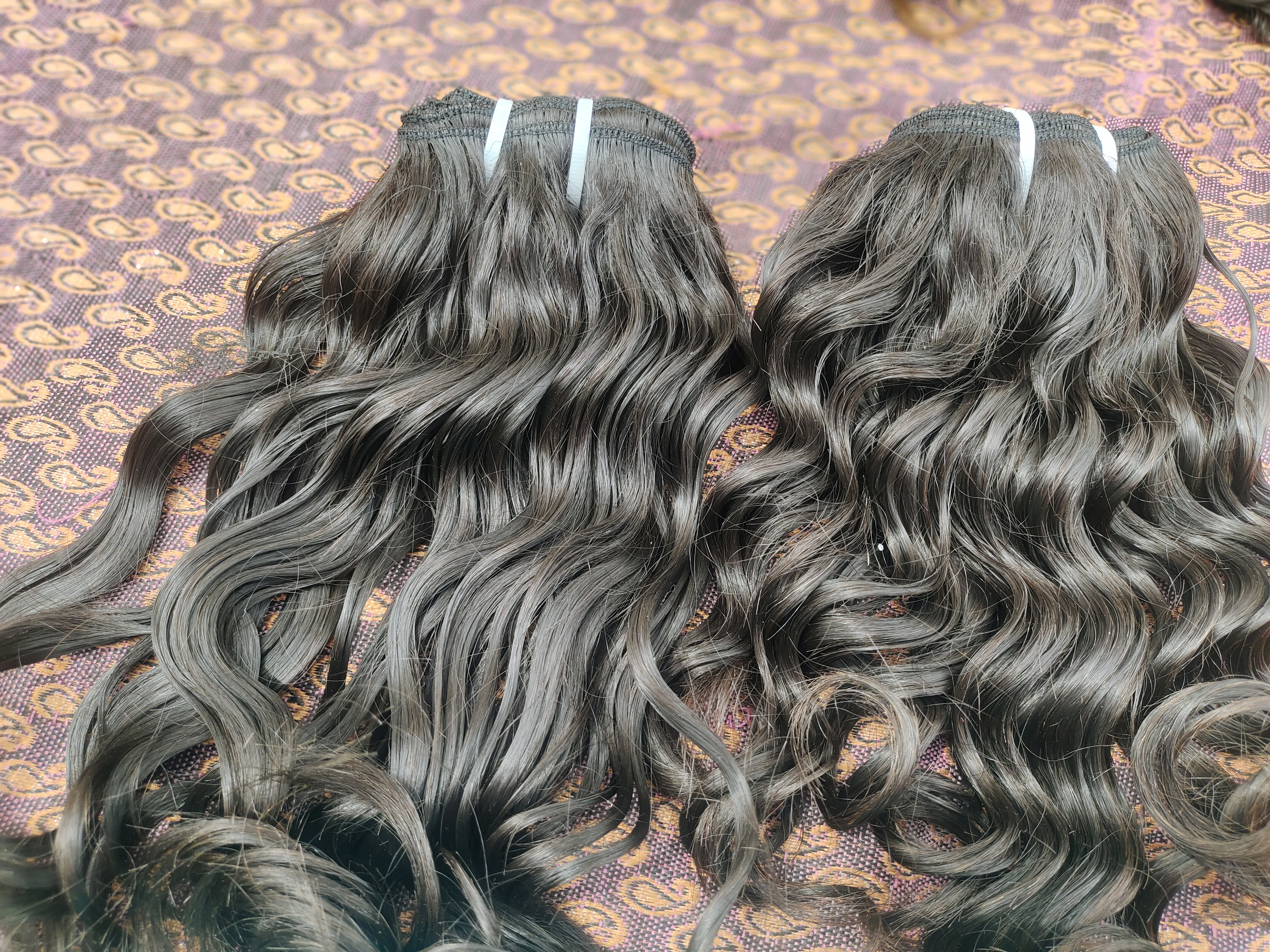 BOUNCY BROWN  HUMAN HAIR EXTENSIONS 