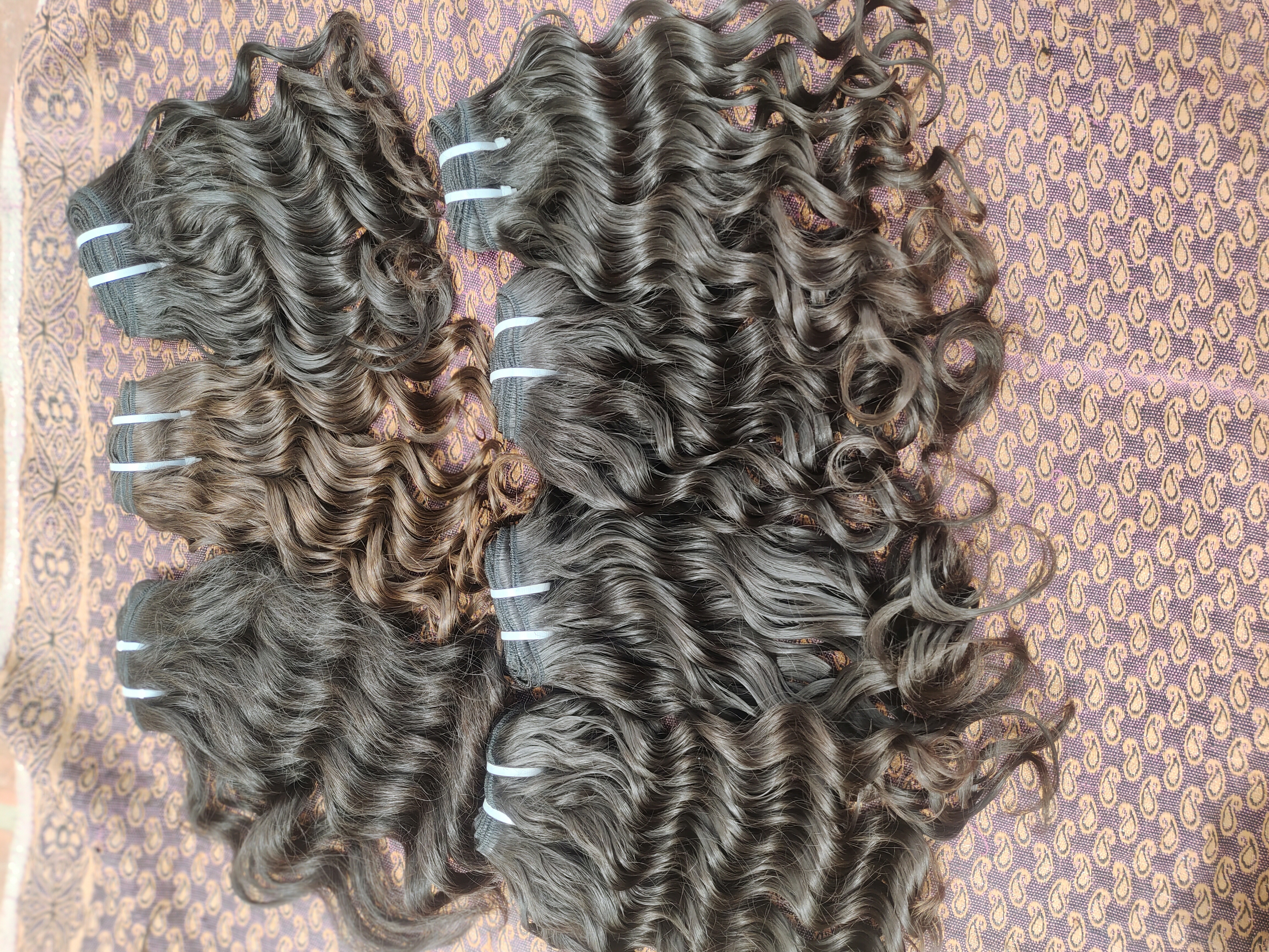 BOUNCY BROWN  HUMAN HAIR EXTENSIONS 