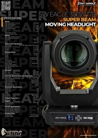 Sw Ip65 Outdoor Led 200w Moving Beam Light - Color: Multicolor