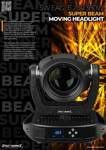 Auditorium SW New Case Outdoor Mini 380W Moving Beam Light