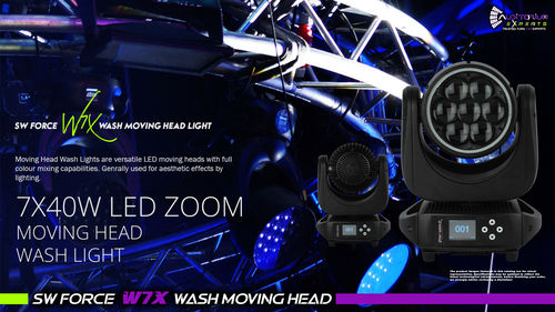 SW Waterproof LED 400W Moving Head Zoom Wash Light with CTO