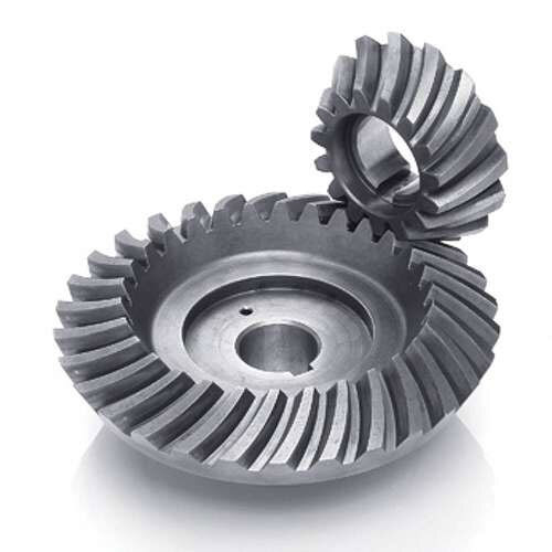 Spiral Bevel Gear - Stainless Steel Polished Finish | Durable Silver Design for Automobile Use 1 Year Warranty