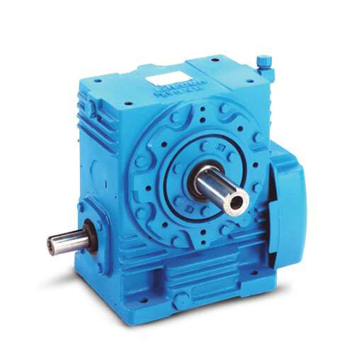 Industrial Gearbox - Steel Material, Sizes Available, Blue Color | Ideal for Industrial Applications