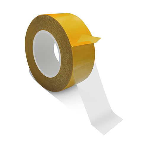 Rubber Glue Double Side Cloth Tape - Color: Yellow