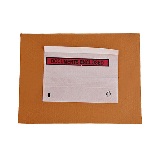 Document Envelope - Material: Plastic