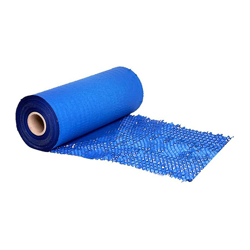 Blue Flexible Honeycomb Paper Roll for Secure Packaging