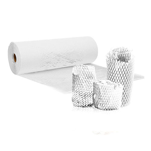 Ecommerce Packing Honeycomb Paper Roll - Color: White