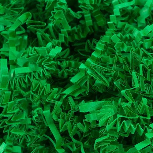 Green Crinkle Paper Fill