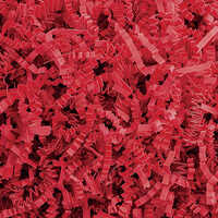 Red Crinkle Paper Fill - Design Type: Plain