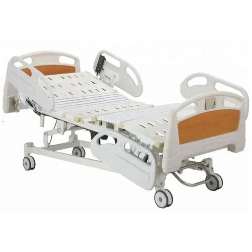 Hospital ICU Bed - High-Quality Mild Steel, 80x33 Inches, Classic White Color | Portable Design for Maximum Patient Comfort and Hygiene