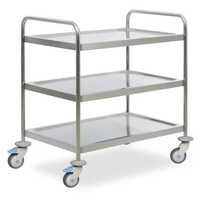 Medical Utility Trolley - Color: Silver