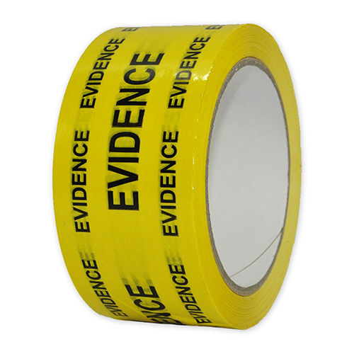 Evidence Warning Tape - Color: Yellow And Black