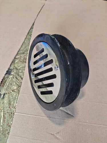 Flat Roof Drain - Color: Black