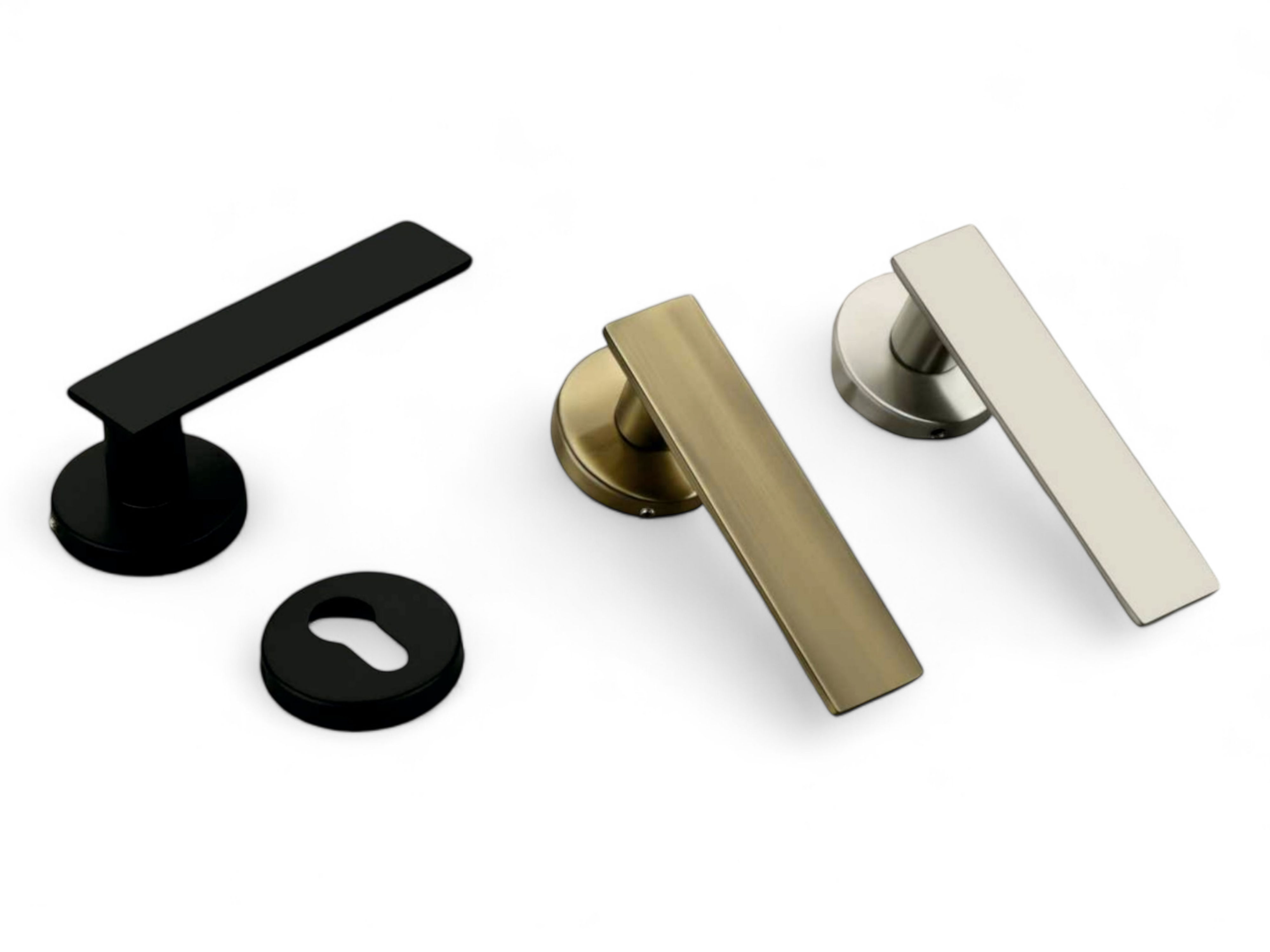 Stainless Steel Door Lever Set