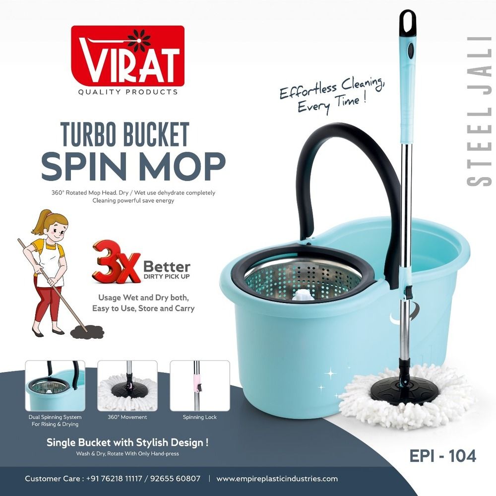 TURBO BUCKET MOP (STEEL NET)