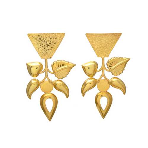 New arrival golden drop earrings set for woman