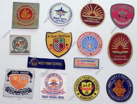 Embroidered Cloth Badge - Multi-color Round Patch | Custom Design, Iron-on Or Velcro Attachment, Fray-resistant Border
