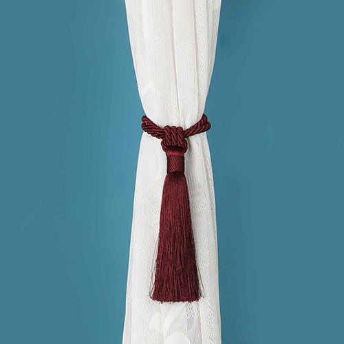 Boutique Collection Curtain Tieback - Color: Maroon