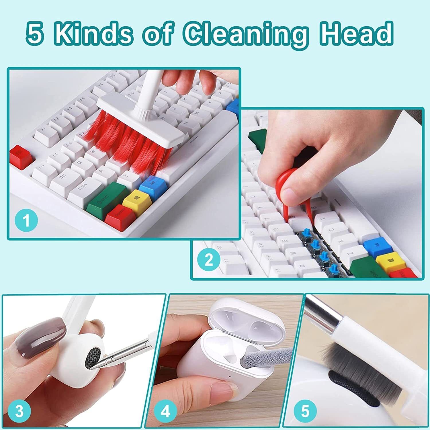 5 in 1 Keyboard Cleaning Brush