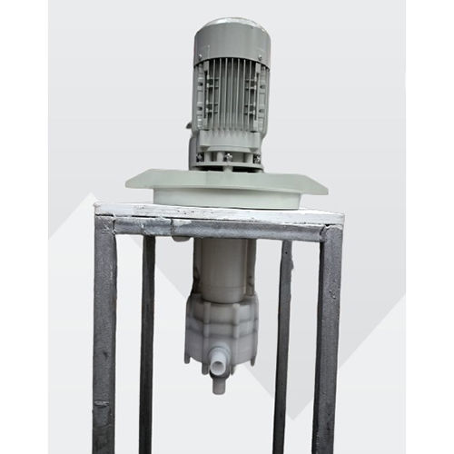 T72 Pvdf Siebec Vertical Pump - Material: Mild Steel