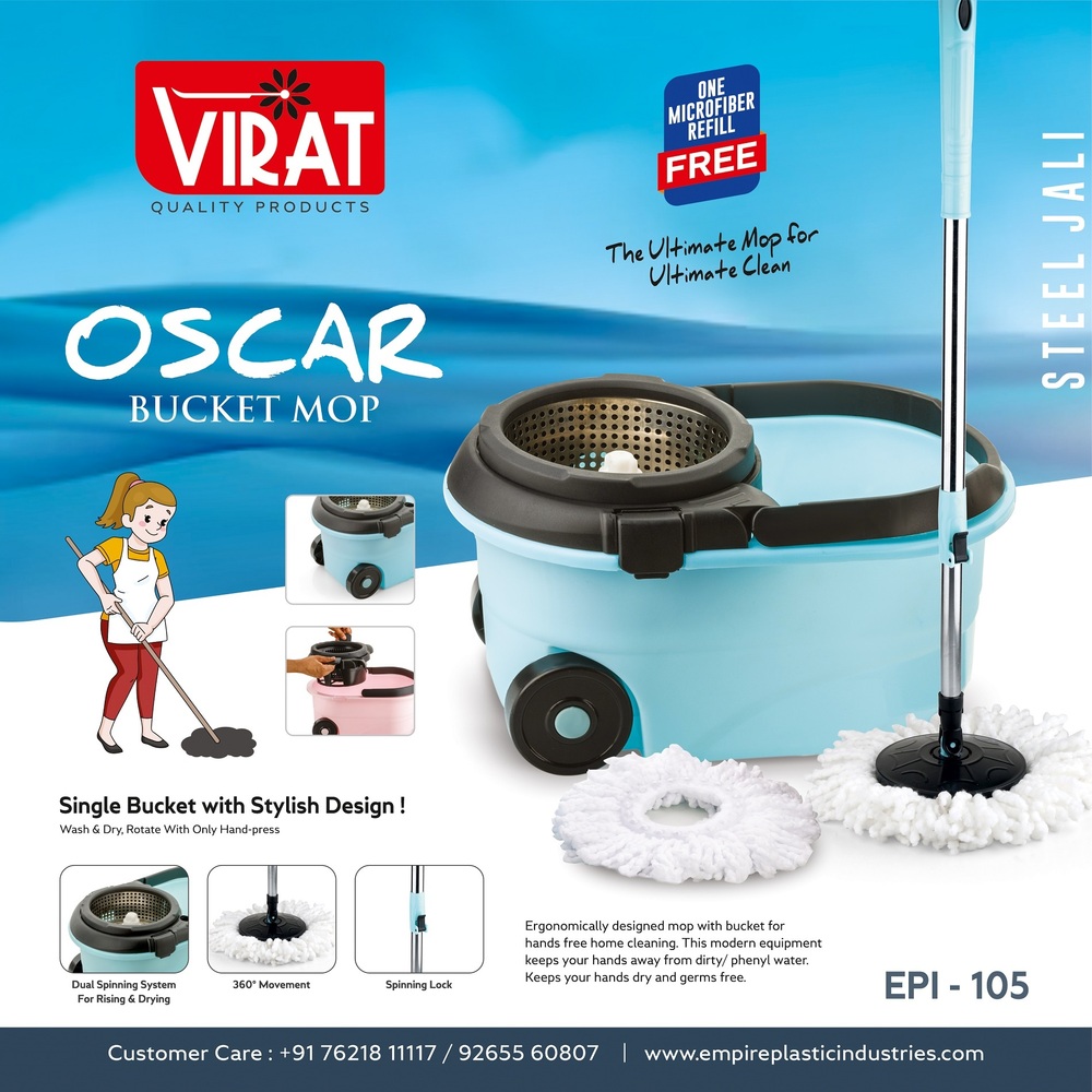 OSCAR BUCKET MOP (STEEL NET)