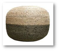 Jute Pouf