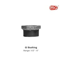 Gi Reducer Bush 3 Inch - Malleable Iron, Size 3, Isi Standard Is:1879 | Reducing Shape For Efficient Pipe Fitting Connections