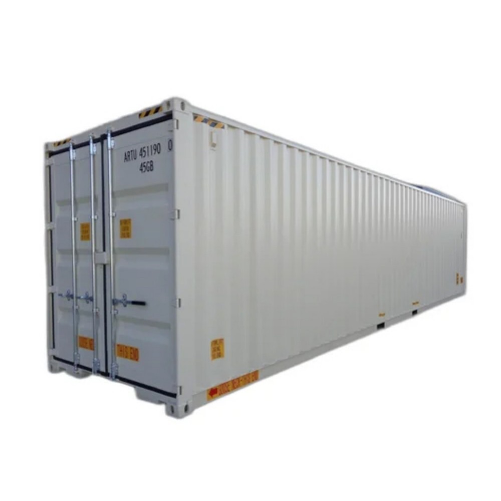 White Mild Steel Shipping Container