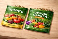 Printed Seed Packaging Pouch - Multi-layer Lamination, Customized Sizes, Designs, And Styles