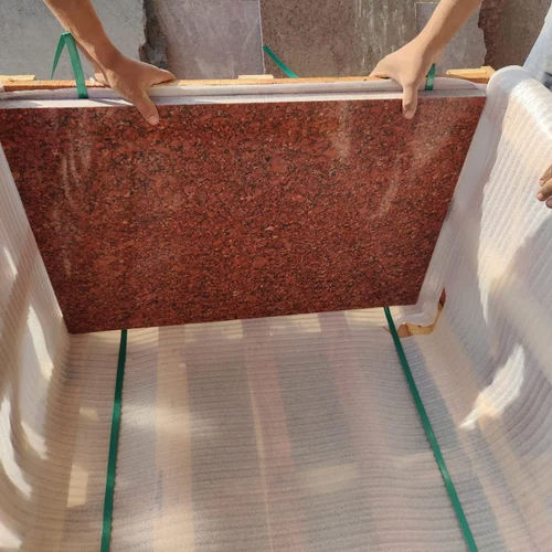 New Imperial Red Granite Slab - Application: Flooring