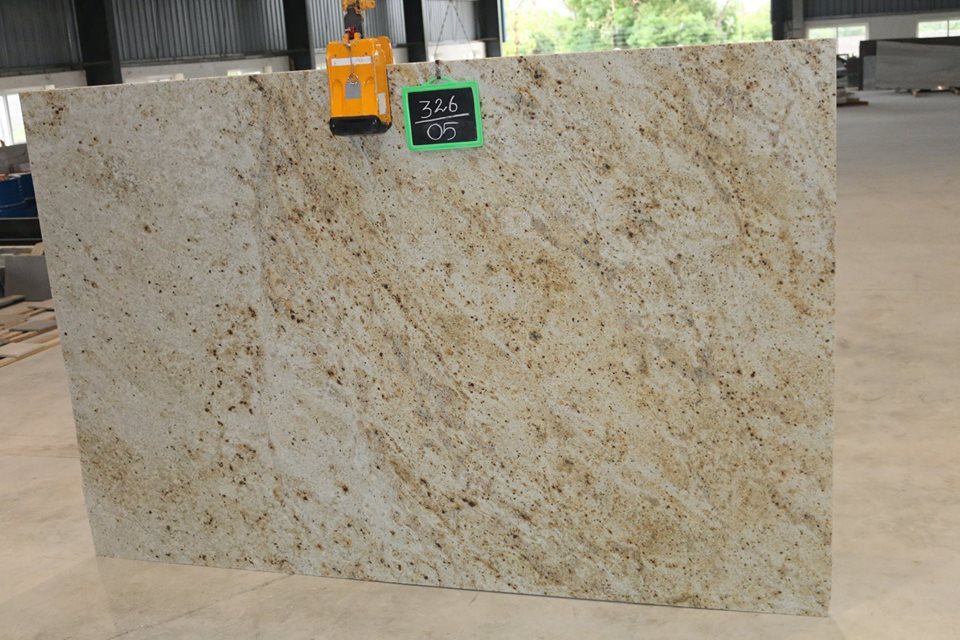 Colonial Cream Granite Slab - Application: Counter Tops