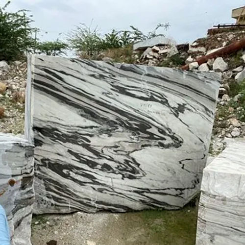 Panda White Flooring Marble Stone Slab