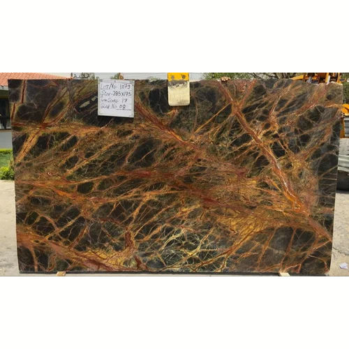 Rainforest Marble Slab - Color: Black