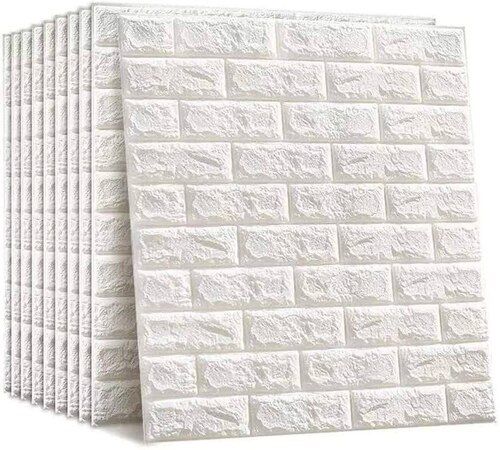 3d White Brick Wallpaper