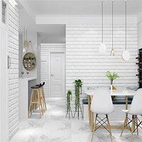 3d White Brick Wallpaper