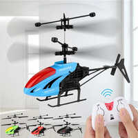 Remote Control Helicopter - Usb Chargeable, Built-in Sensor, Customizable Plain Design, Indoor/outdoor Fun