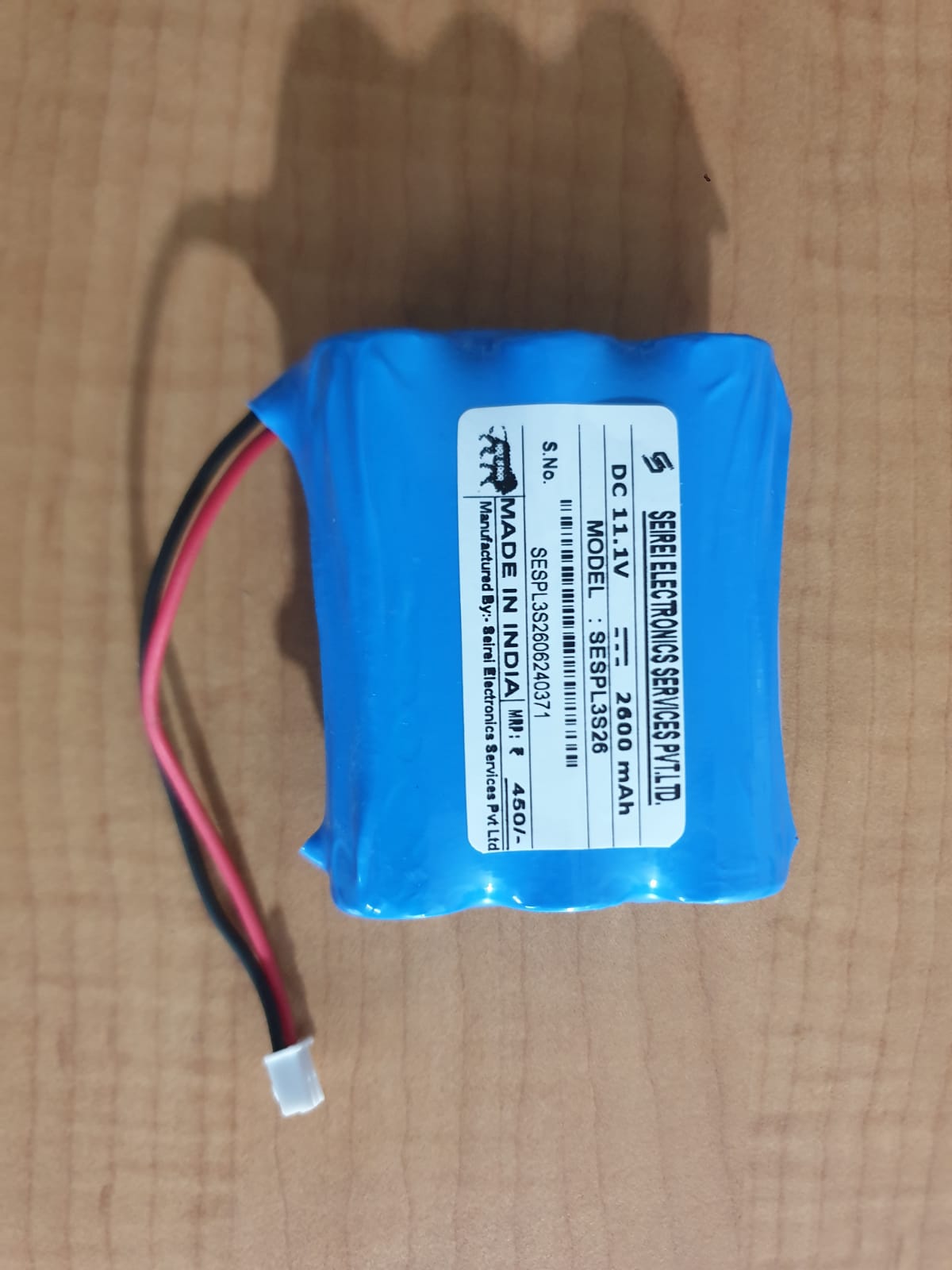 11.1V-2600Mah NMC Battery