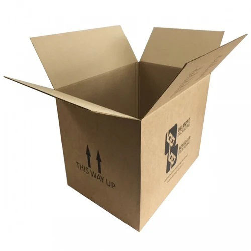 Printed Cardboard Box - Color: Brown